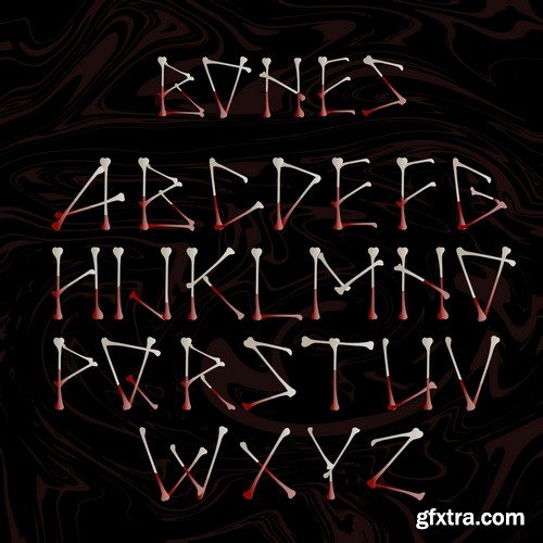 Alphabet #17, 25xEPS