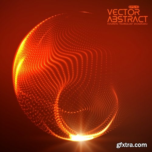 Collection of vector a background picture leather background sphere ball star flash 25 EPS