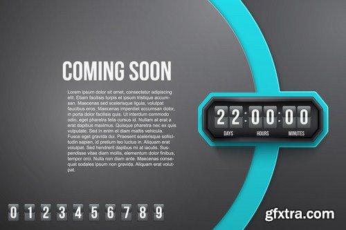 Mechanical Timetable - 20 Vector Mechanical Timetable - 20 Vector