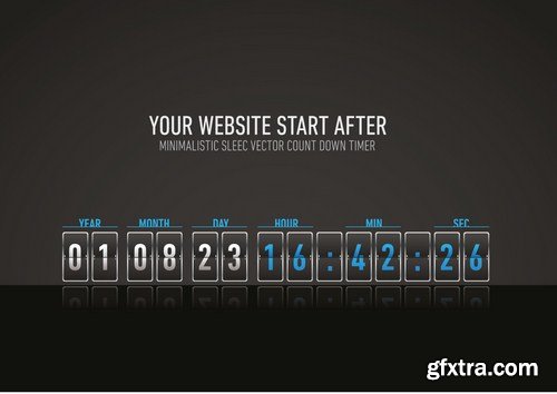Mechanical Timetable - 20 Vector Mechanical Timetable - 20 Vector