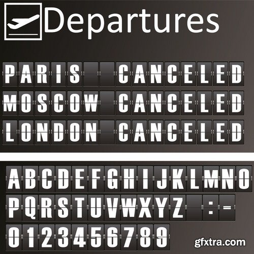 Mechanical Timetable - 20 Vector Mechanical Timetable - 20 Vector