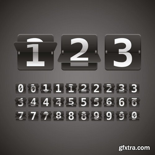 Mechanical Timetable - 20 Vector Mechanical Timetable - 20 Vector