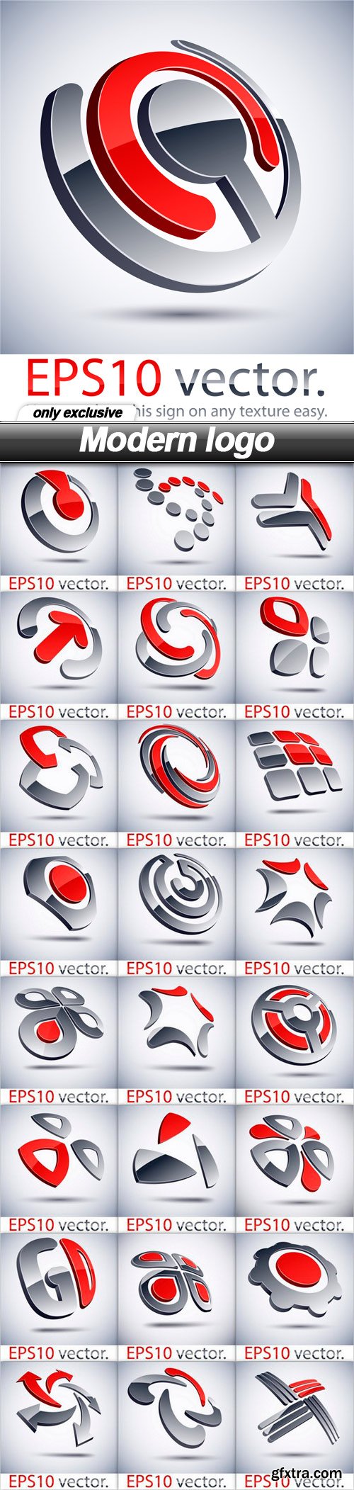 Modern logo - 25 EPS Modern logo - 25 EPS