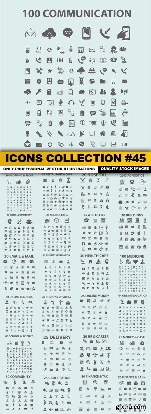 Icons Collection #45 - 25 Vector