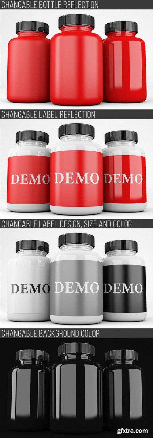 CM - Pills Bottle Mock-Up 450439 CM - Pills Bottle Mock-Up 450439