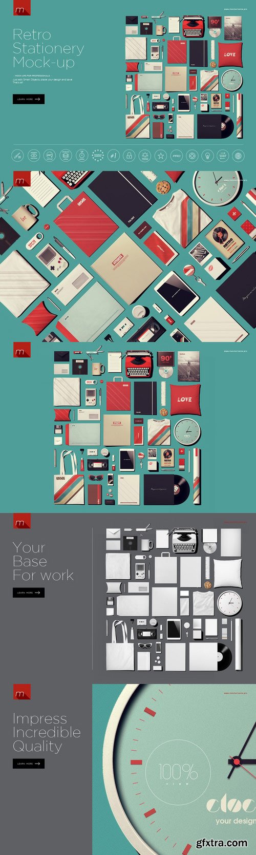 CM - Retro Stationery Identity Mock-Up 450579 CM - Retro Stationery Identity Mock-Up 450579