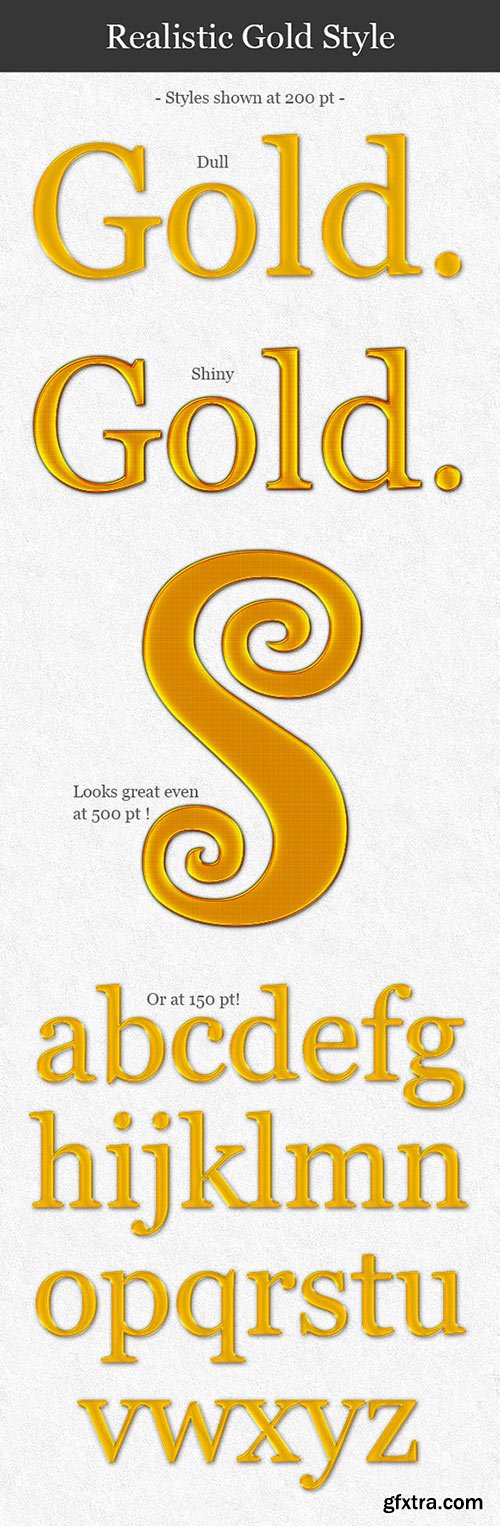 CM - Realistic Gold Style 180969 CM - Realistic Gold Style 180969