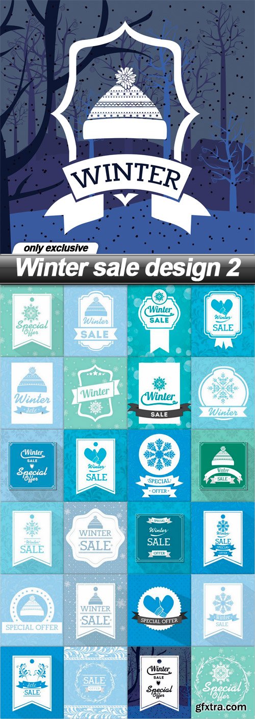 Winter sale design 2 - 25 EPS Winter sale design 2 - 25 EPS