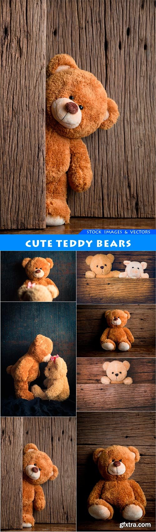 Cute teddy bears 7X JPEG