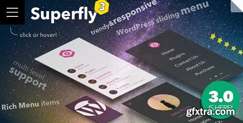 CodeCanyon - Superfly v3.0.4 - Responsive WordPress Menu Plugin - 8012790