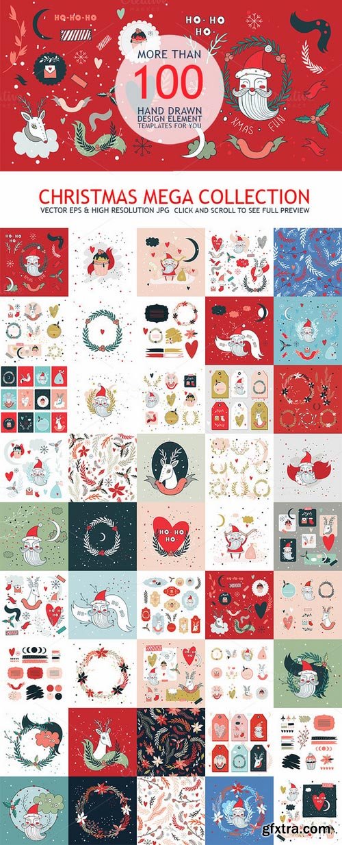 CM - Christmas Mega Collection Hand Drawn 457807 CM - Christmas Mega Collection Hand Drawn 457807