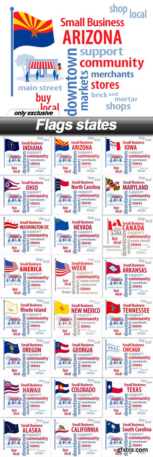 Flags states - 24 EPS Flags states - 24 EPS