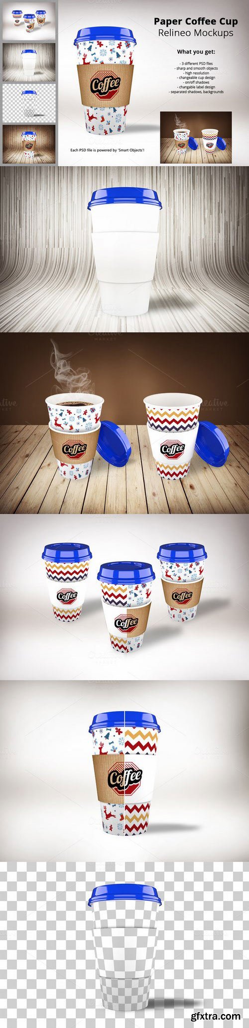 CM - Relineo Paper Coffee Cup Mockup Pack 459528