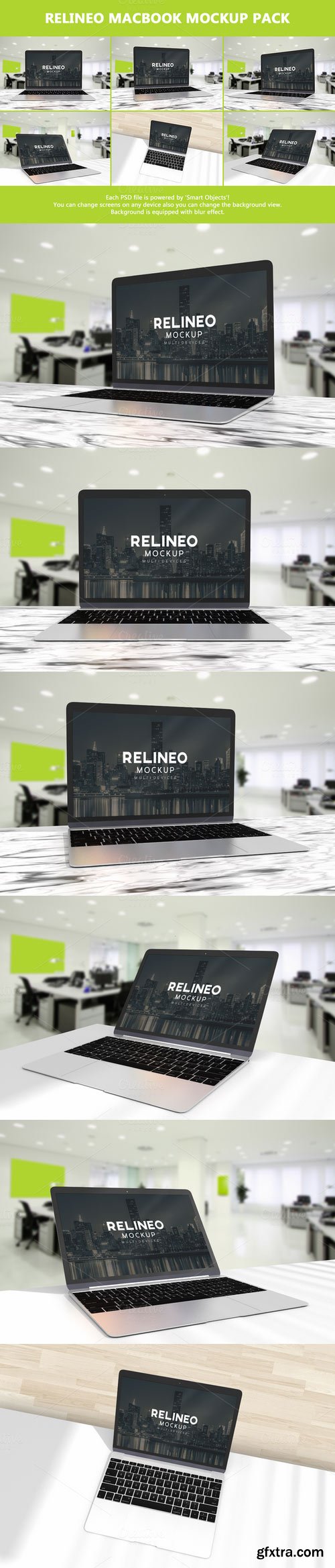 CM - Relineo Macbook Mockup Pack - #1 455069
