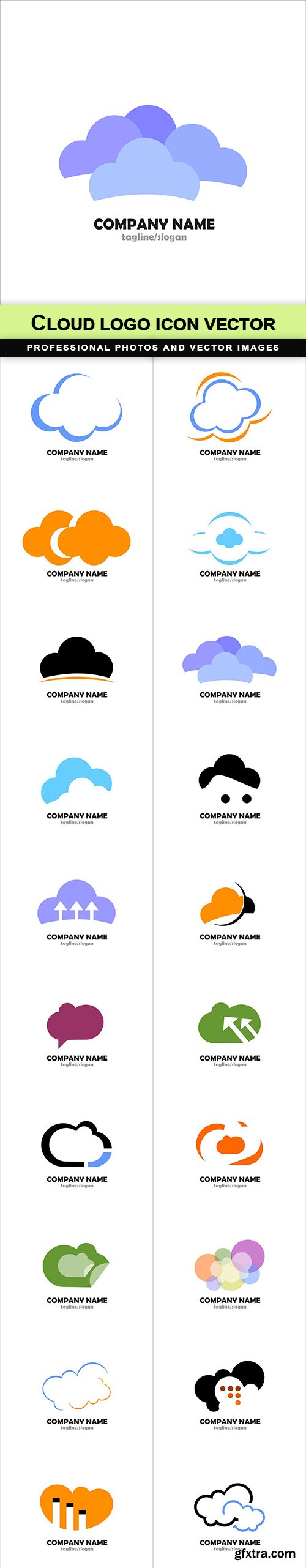 Cloud logo icon vector Cloud logo icon vector