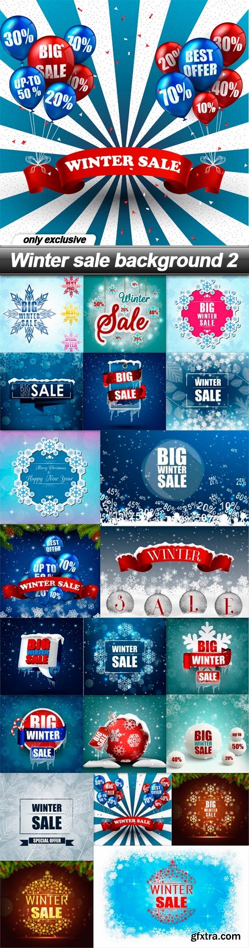 Winter sale background 2 - 21 EPS Winter sale background 2 - 21 EPS