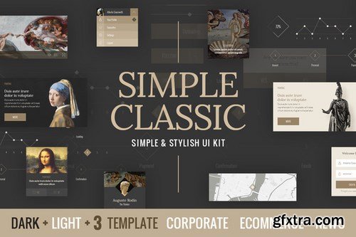 CM - Simple Classic UI Kit 442882 CM - Simple Classic UI Kit 442882