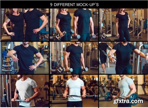 CM - Sport T-shirt Mock-Up 440118