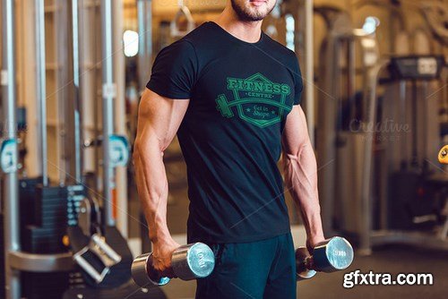 CM - Sport T-shirt Mock-Up 440118