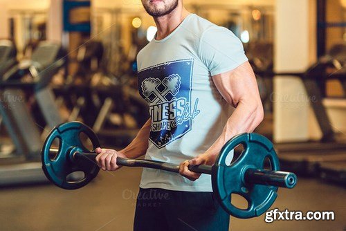 CM - Sport T-shirt Mock-Up 440118