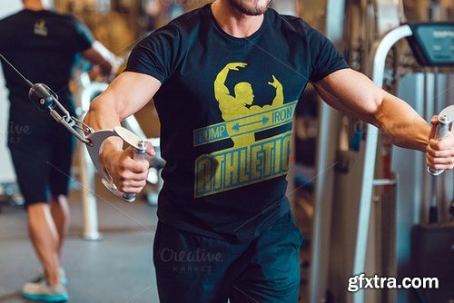 CM - Sport T-shirt Mock-Up 440118