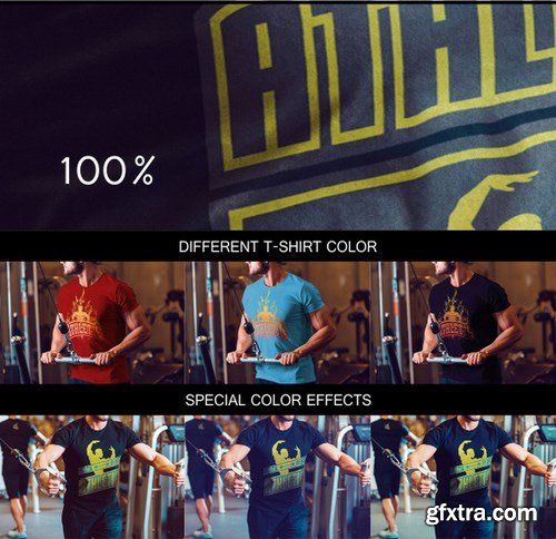 CM - Sport T-shirt Mock-Up 440118