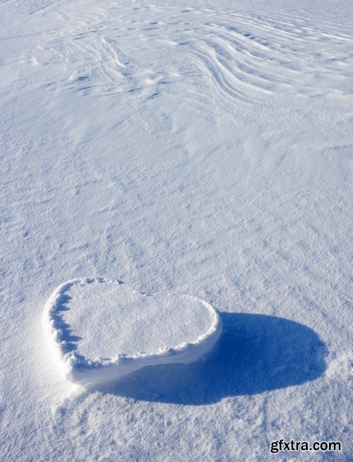 The heart of snow