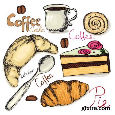 Big Set of Coffee Icons 28xEPS
