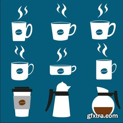 Big Set of Coffee Icons 28xEPS
