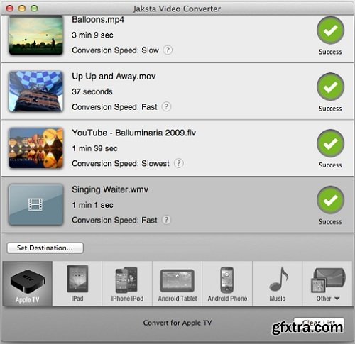 Jaksta Video Converter 2.0.7 (Mac OS X)