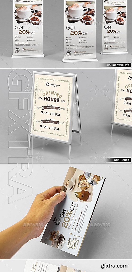 GraphicRiver - Coffee Shop - Bundle Templates 12527338