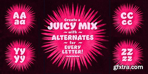 Juicy Font 1 Font $29