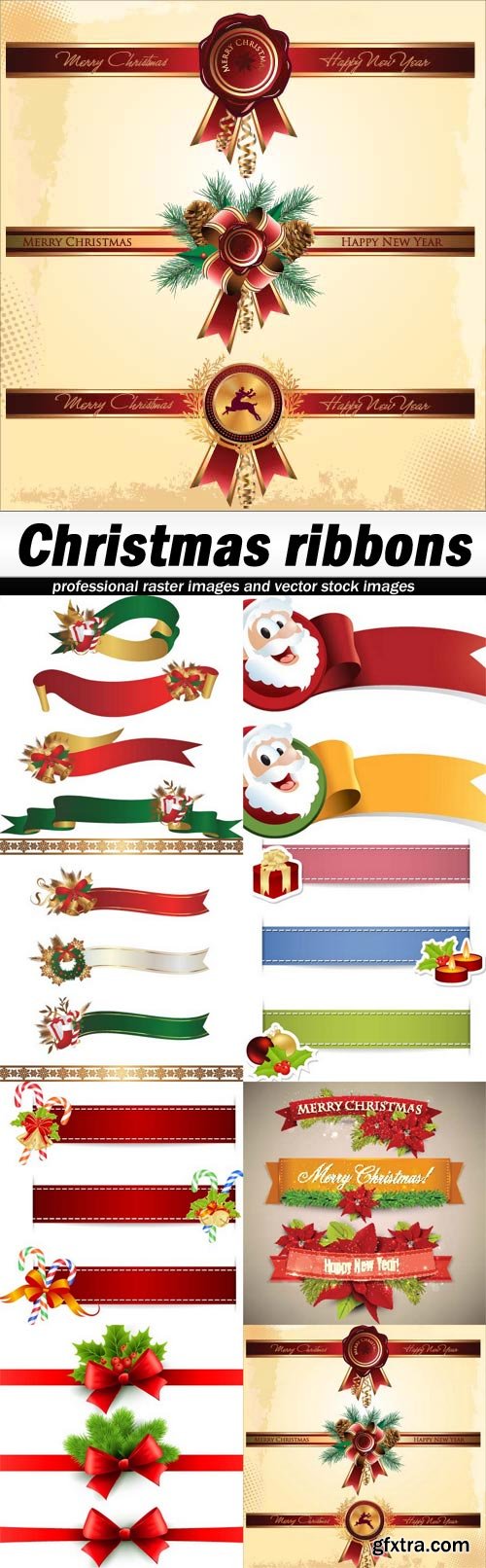 Christmas ribbons
