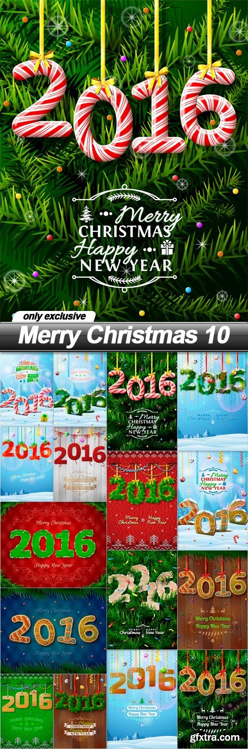 Merry Christmas 10 - 16 EPS
