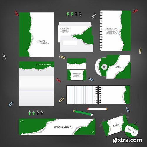 Stationery template design set - 25 EPS