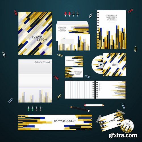 Stationery template design set - 25 EPS