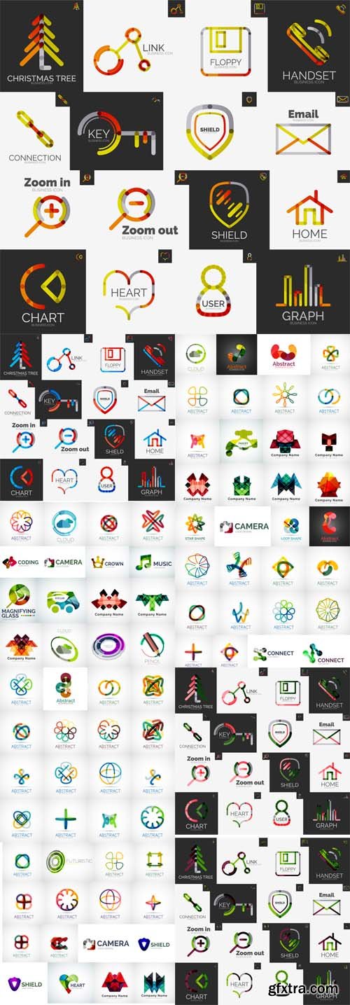 Abstract Company Logo Vector Collection