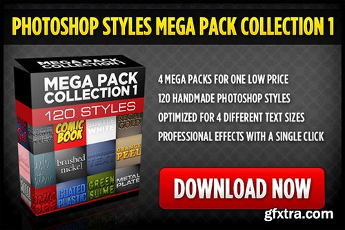 Creativemarket Photoshop Styles Mega Collection 1 656 GFxtra