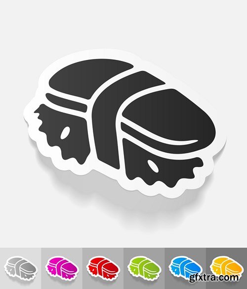 Stickers Vector Set - 15xEPS