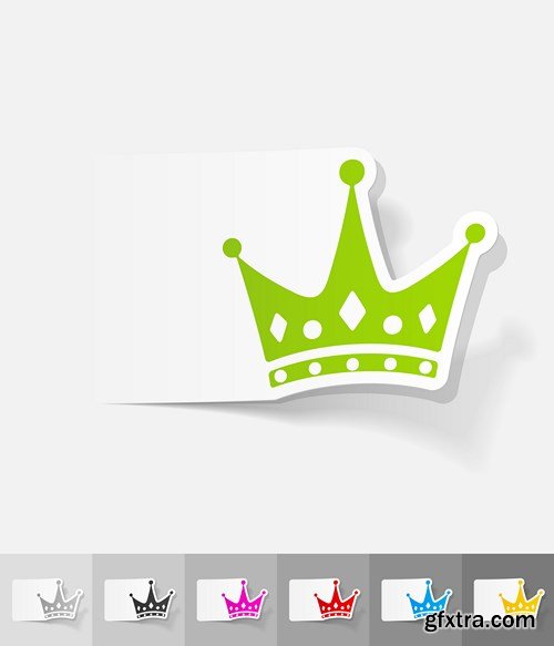 Stickers Vector Set - 15xEPS