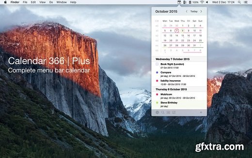 Calendar 366 Plus v1.1 (Mac OS X)