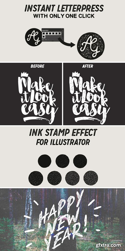 CM 434113 Ink Stamp Effect » GFxtra