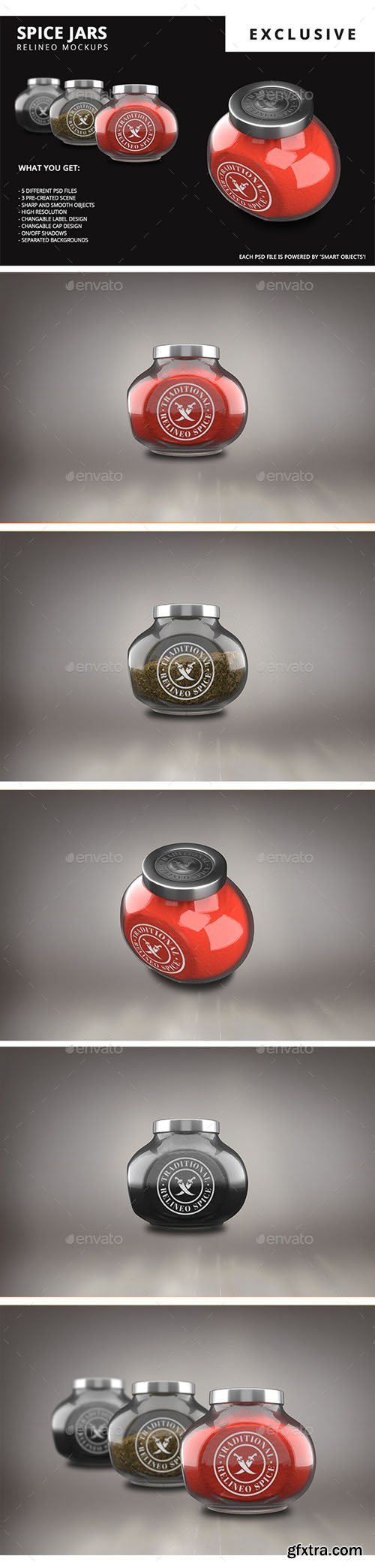 GR - Spice Jar Mock-up Pack 14102167