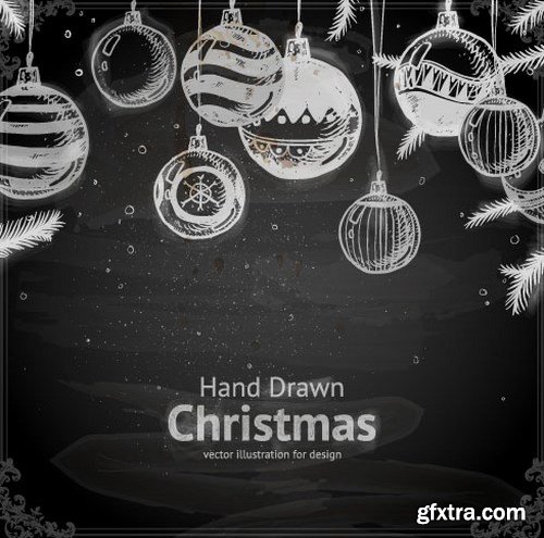 Merry Christmas and New Year 13, - 25xEPS