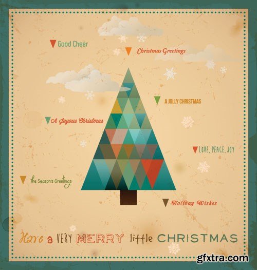 Merry Christmas and New Year 13, - 25xEPS