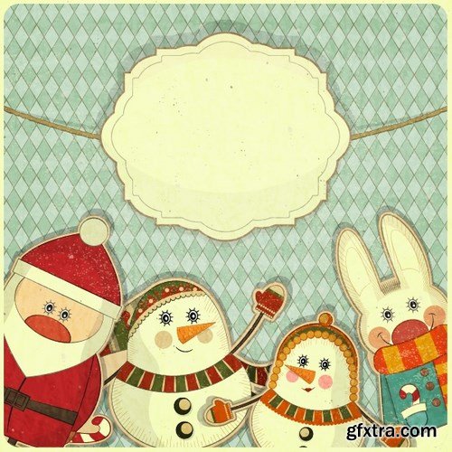 Merry Christmas and New Year 13, - 25xEPS