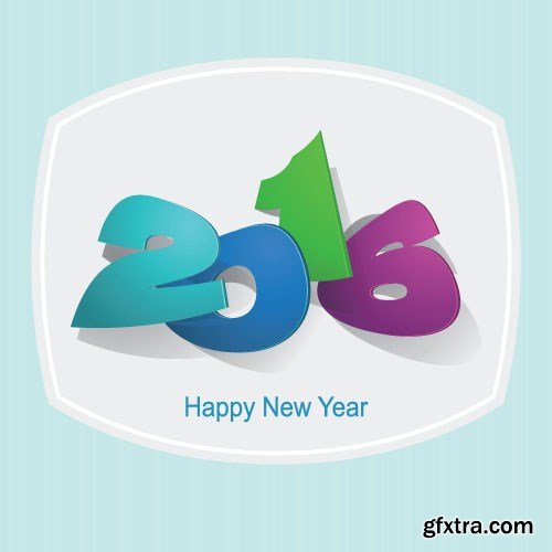 Merry Christmas and New Year 13, - 25xEPS