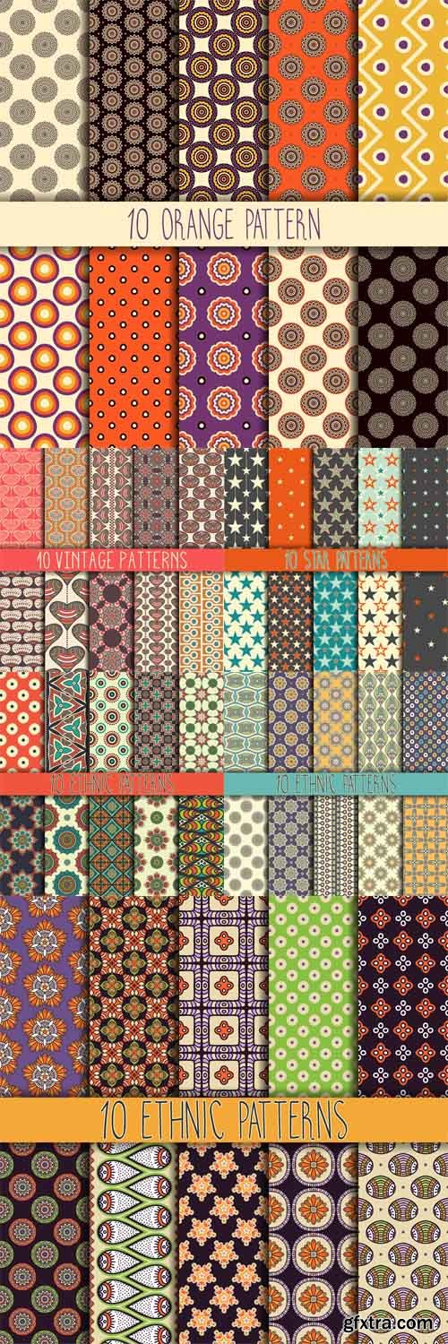 Seamless textures with geometric ornament