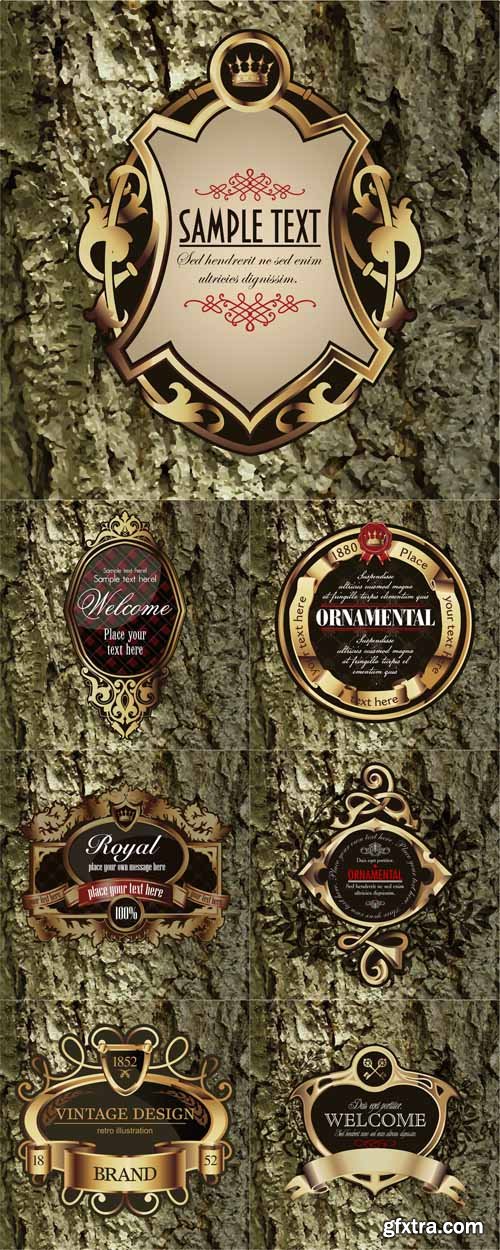 Vintage Label Frame for Business Identity Vintage Label Frame for Business Identity