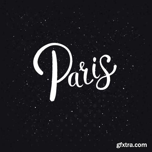 Paris text vector